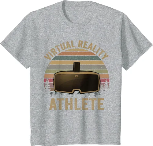 Vista 30 de Virtual Reality Athlete for VR Gamers Camiseta Asphalt Grey