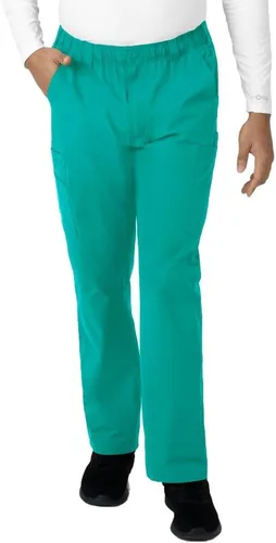 Vista 13 de Carhartt Ropa quirúrgica para hombre, Force Essentials, pantalones cargo de pierna recta, con 9 bolsillos Negro