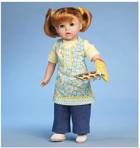 Vista 3 de McCall's Patterns M6006 Ropa para muñeca de 18 pulgadas, talla única