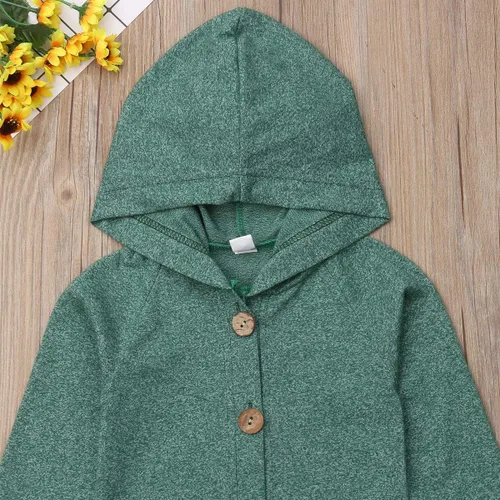 Vista 7 de Mameluco de manga larga para bebé recién nacido, mono con capucha, sudadera sólida con capucha de una pieza, ropa de otoño