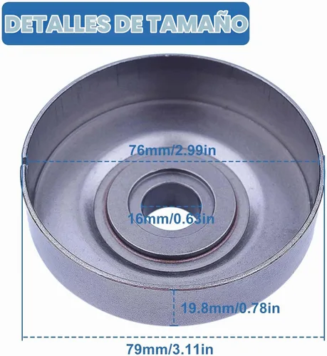 Vista 4 de Kit de engranaje helicoidal de la bomba de aceite de la rueda dentada del tambor de embrague para Stihl MS290 029 MS390 039 MS310 Pieza