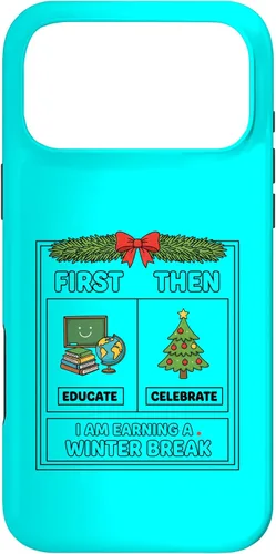 Vista 22 de Literary Teacher First Then Educate Celebrate I Am Earning Case for iPhone 17