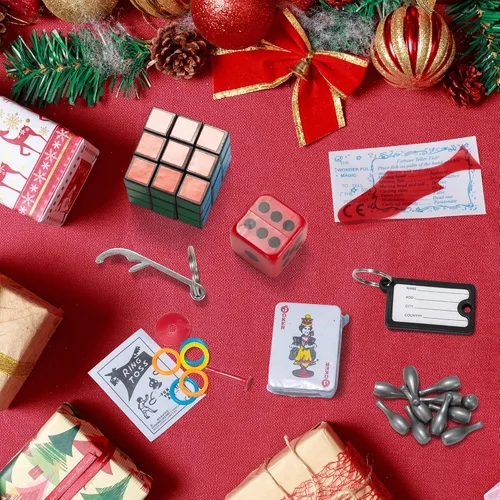 Vista 8 de JOYIN Paquete de 8 recuerdos de fiesta de Navidad con diseño de cascanueces sin broches para fiestas con suministros de fiesta para niños y adultos