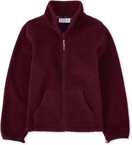 Vista 2 de The Children's Place Chaqueta de invierno 3 en 1 para niñas, resistente al viento, carcasa resistente al agua, interior de forro polar