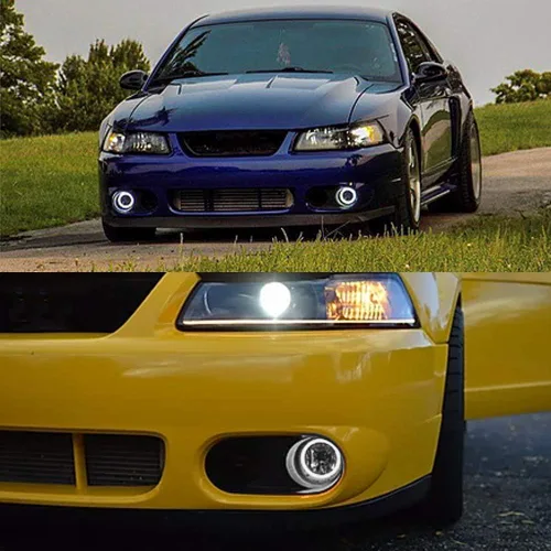 Vista 8 de Luces antiniebla con anillo de halo 2 en 1 para Honda 12-14 CR-V, 12-15 Pilot, 13-15 Accord Coupe, Crosstour, CR-Z, Acura 10-15 RDX, 13-14 ILX