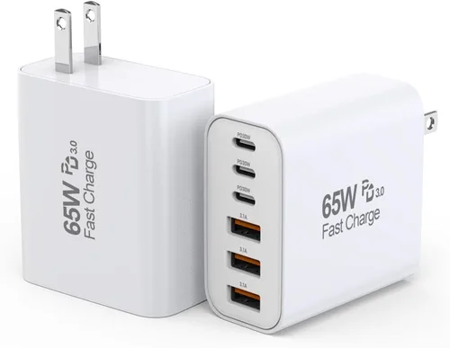 Vista 9 de Bloque de Cargador Rápido para iPhone 17/16, Cargador Dinámico de 40W con Enchufe de Carga de USB C para iPhone de Máximo 60W, Adaptador de Carga
