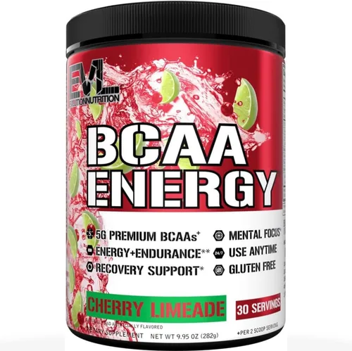 Vista 11 de EVL BCAA - Polvo de aminoácidos BCAA rehidratante, bebida de recuperación después del entrenamiento con cafeína natural, BCAA Energy Polvo