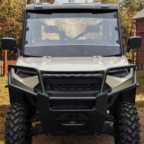 Vista 2 de SAUTVS Ranger XP 1000 Parachoques delantero 18-24, protector de parachoques delantero con escobilla para Polaris Ranger 1000 / XP/Crew 2018-2024