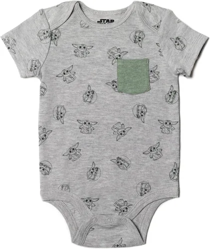 Vista 6 de STAR WARS The Mandalorian Baby Grogu - Body y pantalones de manga corta