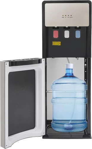 Vista 9 de Dispensador de agua de carga inferior para botella de 5 galones, dispensador de enfriador de agua caliente/fría para el hogar, la oficina