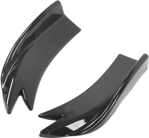 Vista 9 de Fydun 1 par de alerones de parachoques trasero universal para automóvil parachoques trasero difusor de labios alerón trasero protector de arañazos