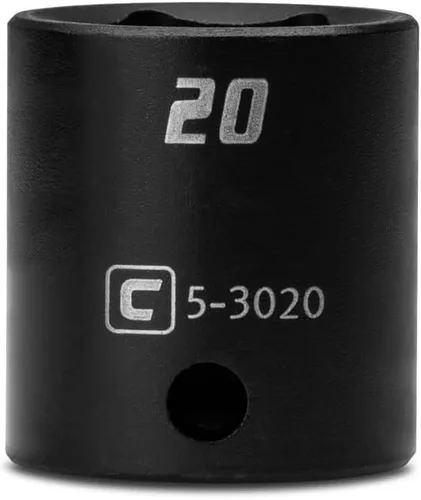 Vista 12 de Capri Tools Zócalo de impacto poco profundo de 0.236 in, accionamiento de 3/8 pulgadas, 6 puntos, métrico