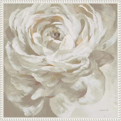 Vista 20 de Amanti Art Lienzo enmarcado para pared, 16 x 16 pulgadas, rosa neutra de Danhui Nai, lienzo enmarcado para pared, obras de arte de flores