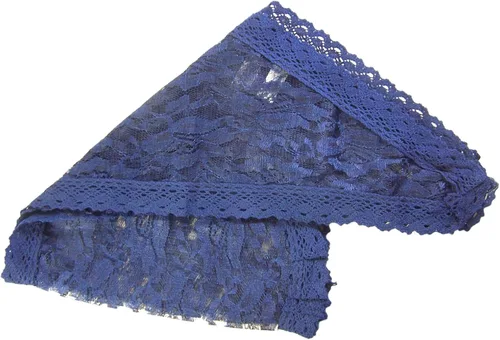 Vista 8 de Velo tradicional de longitud capilla azul marino, 41 pulgadas, paquete de 2, Azul