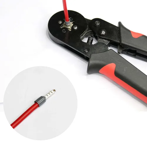 Vista 3 de Fidioto Terminales de Casquillos de Alambre 6AWG, 250 piezas de conectores de casquillos negros 6AWG para uso eléctrico, industrial, químico