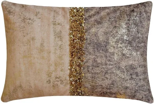Vista 33 de The HomeCentric Fundas de almohada lumbares doradas de 12 x 14 pulgadas (11.8 x 13.8 in), de piel sintética, con diseño de animales, estilo moderno