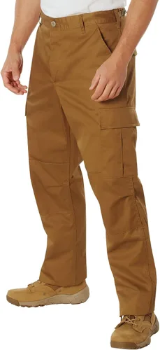 Vista 13 de Rothco: pantalones tácticos BDU – Pantalones cargo resistentes para senderismo al aire libre, EDC, uniforme de trabajo Uniforme de combate