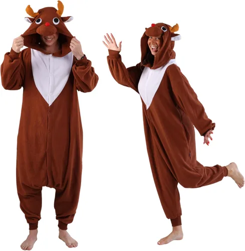Vista 32 de Funziez! - Disfraz de Halloween para adultos, dinosaurio y tiburón; mameluco de felpa unisex de una pieza para adultos, hombres y mujeres Alien Azul