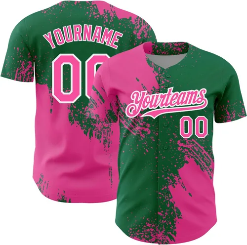 Vista 40 de Camiseta de béisbol personalizada con patrón de cepillo de béisbol, camisas de béisbol personalizadas, uniforme deportivo, número de nombre cosido