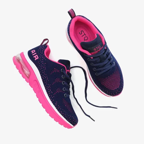 Vista 8 de STQ - Tenis para correr transpirables con cámara de aire para mujer