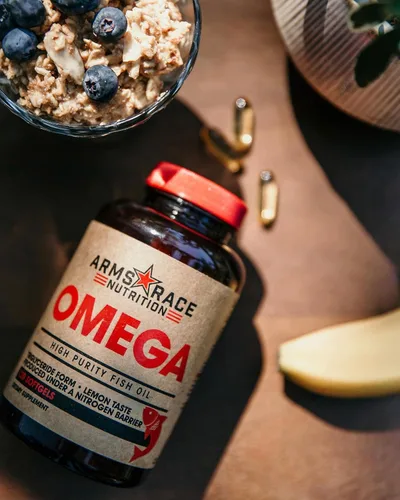 Vista 2 de Arms Race Nutrition Aceite de pescado Omega de alta pureza - 120 cápsulas vegetales