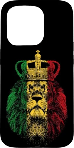 Vista 14 de Rasta Lion of Judah Rastafarian Reggae Ethiopian Lion Gift Case for iPhone 17