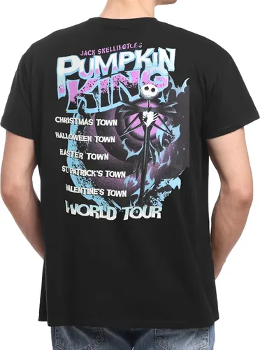 Vista 6 de Disney Nightmare Before Christmas Jack Skellington Nightmare King World Tour Camiseta