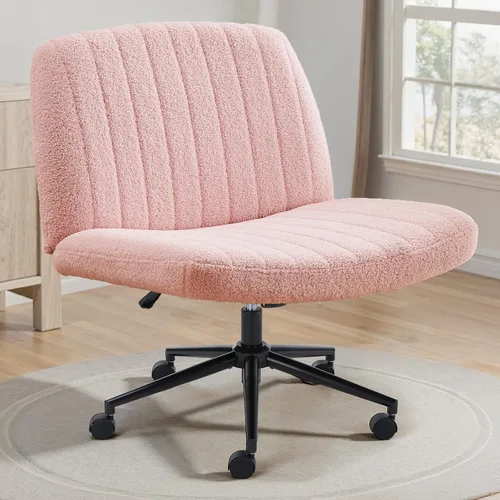 Vista 14 de OLIXIS Silla cruzada con ruedas, silla de tocador, escritorio de oficina en multicolor/fantasía (Inky)