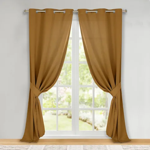 Vista 207 de Superior Cortinas Opacas, Oscurecimiento de Habitación, Dormitorio, Cortinas, Cocina, Acentos de Ventana de Sala de Estar, Bloqueo Solar, Térmico