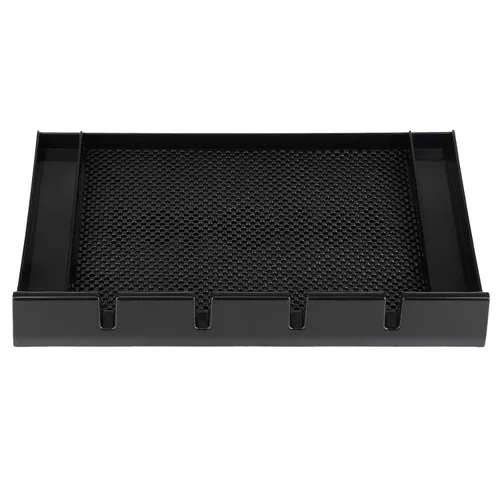 Vista 7 de Segbeauty Portaequipajes de peluquería antideslizante para peluquería, bandeja organizadora de plástico con 4 muescas, soporte profesional