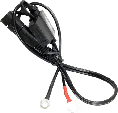 Vista 4 de Cargador automático de batería inteligente Monitorizar/mantener/almacenamiento de flotador/goteo motocicleta, automóvil, ATV, marina, deportes