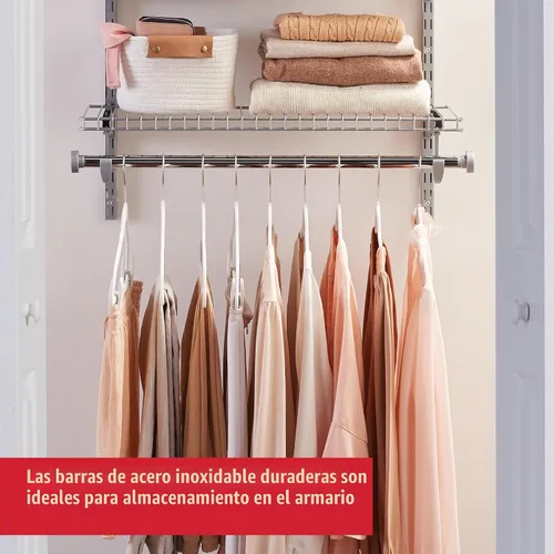 Vista 5 de Rubbermaid, Juego de Lujo para Armario, Color Blanco, de 3 a 6 pies, FG3H8800WHT titanio