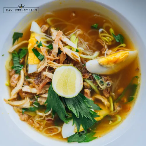 Vista 7 de Raw Essentials Mezcla de condimentos para ramen de pollo, sopa y pho - Condimento robusto y sabroso para sopa, ramen, pho, salsa, roux y más