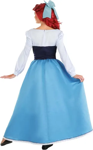 Vista 7 de Disfraz de vestido azul Ariel de la Sirenita para mujer Azul Patchwork