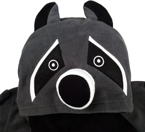 Vista 4 de WOTOGOLD Disfraz de cosplay de animales, mapache unisex para adultos