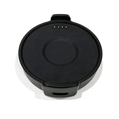 Vista 5 de Cable de datos USB negro de carga premium con diseño de succión magnética Stong para accesorios de reloj inteligente TicWatch Pro