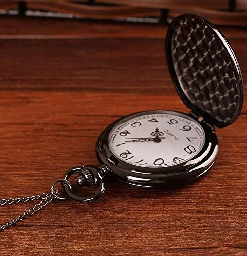 Vista 8 de levonta Regalos de graduación para él, universidad o escuela secundaria, suministros de fiesta de graduación, reloj de bolsillo grabado