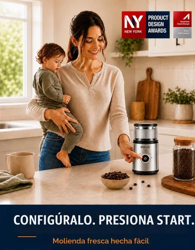 Vista 3 de Hierbas eléctricas de las especias del molinillo de grano de café, perilla