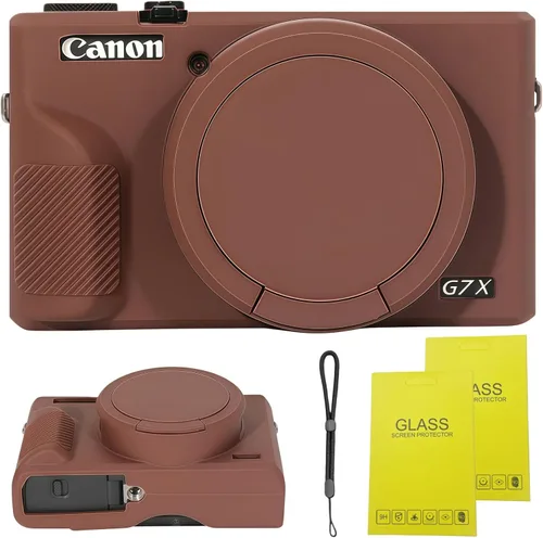 Vista 20 de Funda para cámara digital Canon Powershot G7 X Mark III, funda de silicona suave para cámara réflex digital Canon Powershot G7X Mark III, viene
