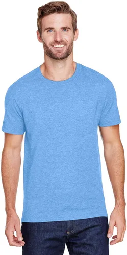 Vista 23 de Jerzees - Camiseta de cuello redondo hilado en anillo de mezcla prémium - 560MR Azul scuba