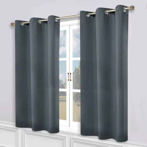Vista 57 de Superior Blackout Curtains, Room Darkening, Bedroom, Drapes, Kitchen, Living Room Window Accents, Sun Blocking, Thermal, 2 Pack, Solid Blackout