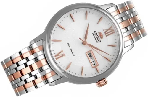 Vista 4 de ORIENT Reloj automático para hombre con esfera blanca SAA05001WB, Moderno