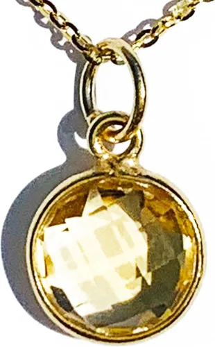Vista 28 de Collar con colgante redondo, piedras preciosas naturales, labradorita, piedra lunar arcoíris, cristal, cuarzo rosa, amatista, citrino, plata de ley