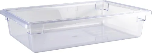 Vista 13 de Winco Caja de almacenamiento de alimentos de policarbonato, 12 x 18 x 3-1/2 pulgadas