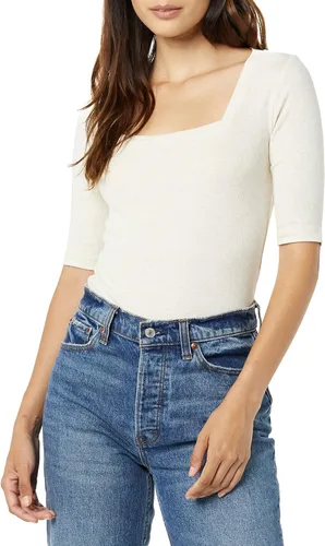 Vista 4 de Tienda Aware Camiseta de manga codada acanalada modal para mujer
