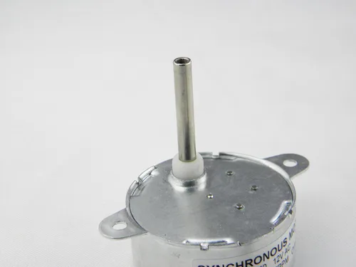 Vista 5 de CHANCS Motor Síncrono TYC-40 CA 12V 5RPM Longitud del Eje 33mm para Decoración de Navidad Micro Motor
