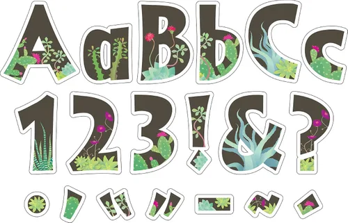 Vista 3 de BARKER CREEK Paquete de 2 letras emergentes de 4 pulgadas, pinchos, anima tus tableros de anuncios con estas letras coloridas, 510 letras mayúsculas