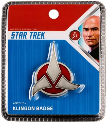 Vista 2 de Star Trek insignia del emblema klingon