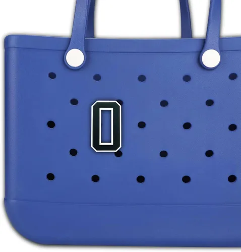 Vista 6 de Dijes para Bolsa Bogg, Accesorios Decorativos para Bolsa Bog, Inserto de Dije con Número para Bolsa de Playa de Goma Bog Original