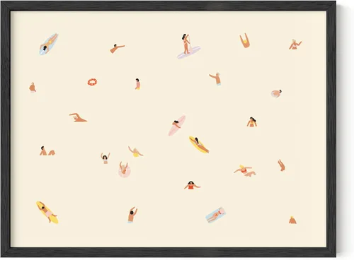 Vista 30 de HAUS AND HUES Coastal Vibes - Arte para pared de playa y póster de surf - Decoración marina para dormitorios, arte para pared de paisaje marino